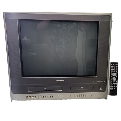  This unit does not have a tuner to receive TV broadcasting. . Toshiba tv vcr